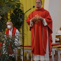 5. PRVNÍ ROZSVÍCENÍ VĚŽE A VĚŽNÍCH HODIN NA KOSTELE SV. VOJTĚCHA V Č. BUDĚJOVICÍCH