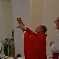 7. PRVNÍ ROZSVÍCENÍ VĚŽE A VĚŽNÍCH HODIN NA KOSTELE SV. VOJTĚCHA V Č. BUDĚJOVICÍCH
