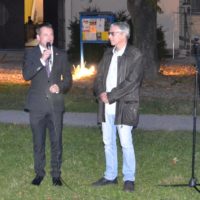 13. PRVNÍ ROZSVÍCENÍ VĚŽE A VĚŽNÍCH HODIN NA KOSTELE SV. VOJTĚCHA V Č. BUDĚJOVICÍCH