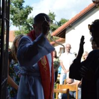 18. Vyhnanice (farnost Hlavatce): poutní mše sv. a žehnání kaple