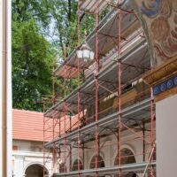 8. Pokračují opravy poutního areálu v Římově