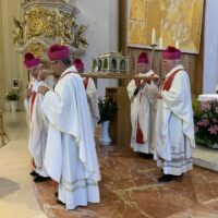 15. ČESKOBUDĚJOVICKÝ BISKUP UDĚLIL MEDAILE SV. AURACIÁNA