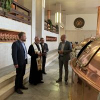 1. Žehnání zvláštní várky ležáku v pivovaru Budějovický Budvar