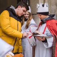 Tříkrálová sbírka v Hluboké nad Vltavou