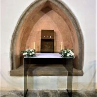 39. Č. BUDĚJOVICE: Slavnostní uložení ostatků bl. Jindřicha Libraria