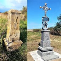 1. KESTŘANY: Slavnostní žehnání obnoveného kříže