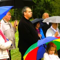 7. ROJICE U RADOMYŠLE: Žehnání obnoveného kříže