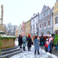 7. TŘEBOŇ: Pietní setkání a minuta ticha za oběti střelby na FF UK