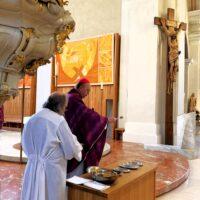 16. Popeleční středa v katedrále sv. Mikuláše 2024