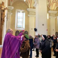 21. Popeleční středa v katedrále sv. Mikuláše 2024