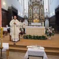 1. Křest dospělých v klášterním kostele ČB