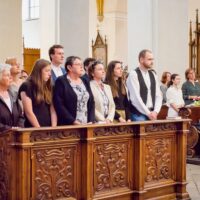 2. Křest dospělých v klášterním kostele ČB