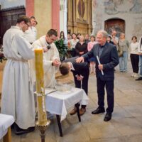 14. Křest dospělých v klášterním kostele ČB