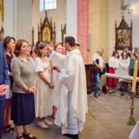 15. Křest dospělých v klášterním kostele ČB