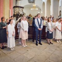 16. Křest dospělých v klášterním kostele ČB