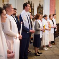 17. Křest dospělých v klášterním kostele ČB