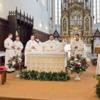 19. Křest dospělých v klášterním kostele ČB