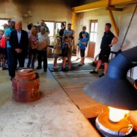 3. Slavnostní odlití zvonu pro kapli v Křenově