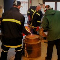 12. Slavnostní odlití zvonu pro kapli v Křenově