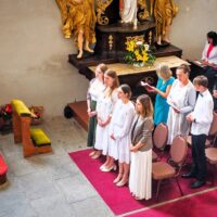 3. Biřmování a žehnání varhan v Třeboni