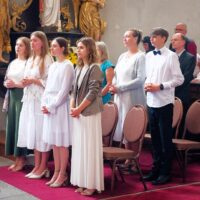 4. Biřmování a žehnání varhan v Třeboni