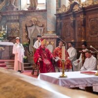 7. Biřmování a žehnání varhan v Třeboni