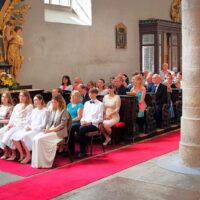 8. Biřmování a žehnání varhan v Třeboni