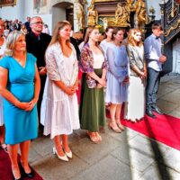 9. Biřmování a žehnání varhan v Třeboni