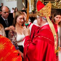 14. Biřmování a žehnání varhan v Třeboni