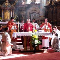 22. Biřmování a žehnání varhan v Třeboni