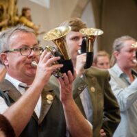 16. Svatohubertská troubená mše v Třeboni