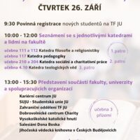 1. Zahájení akademického roku 2024 na teologické fakultě