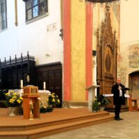 21. Relikviář sv. Tomáše Akvinského v Č. Budějovicích