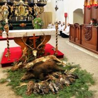 Svatohubertské mše v Pelhřimově a ve Vyklanticích