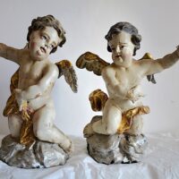 3. FOTOGALERIE: Sošky andělů navrácené do Veselí nad Lužnicí