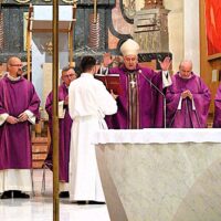 24. Popeleční středa v českobudějovické katedrále