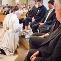 12. Mše sv. s obřadem mytí nohou v katedrále sv. Mikuláše