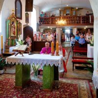 1. Biskup Kročil na pouti ve Čkyni