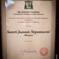 4. Instalace ostatku sv. Jana Nepomuckého ve Větřní