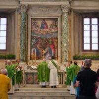 10. Mše svatá v bazilice Santa Maria Maggiore