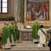 7. Mše svatá v bazilice Santa Maria Maggiore