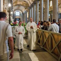 Mše svatá v bazilice Santa Maria Maggiore