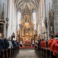 14. Biřmování v Českém Krumlově