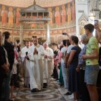 14. Mše svatá v bazilice svatého Klimenta