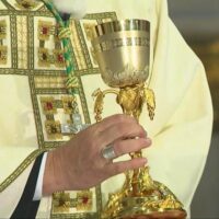 Biskup Vlastimil Kročil sloužil děkovnou mši svatou za svobodu