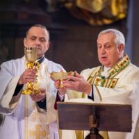 1. Biskup Vlastimil Kročil sloužil děkovnou mši svatou za svobodu