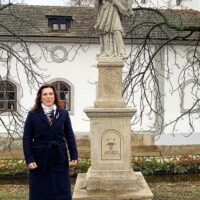 6. Požehnání zrestaurované sochy sv. Jana Nepomuckého v ČB