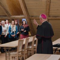 Setkání Charit českobudějovické diecéze s diecézním biskupem Mons. Vlastimilem Kročilem