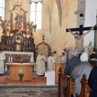 3. Požehnání obnovených fresek v Bubovicích