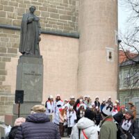 3. Českobudějovický biskup požehnal koledníkům Tříkrálové sbírky